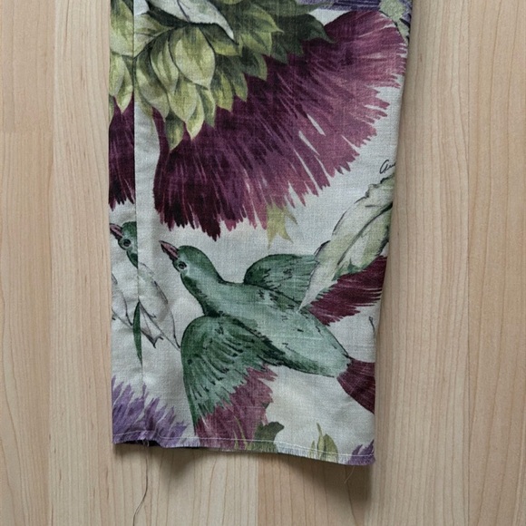 NWOT Gucci Fall 2015 floral twill trousers pant, size EU 36/ US 2 - Picture 13 of 16